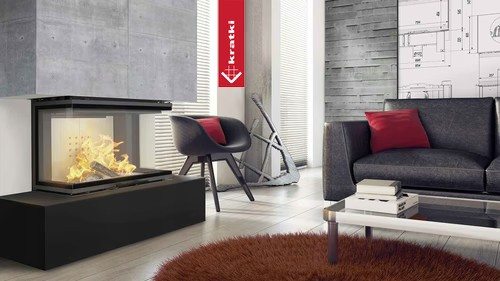 Kamineinsatz Kratki NBC 800/400 10 kW mit Schiebetür und Türfeder – Bild 3