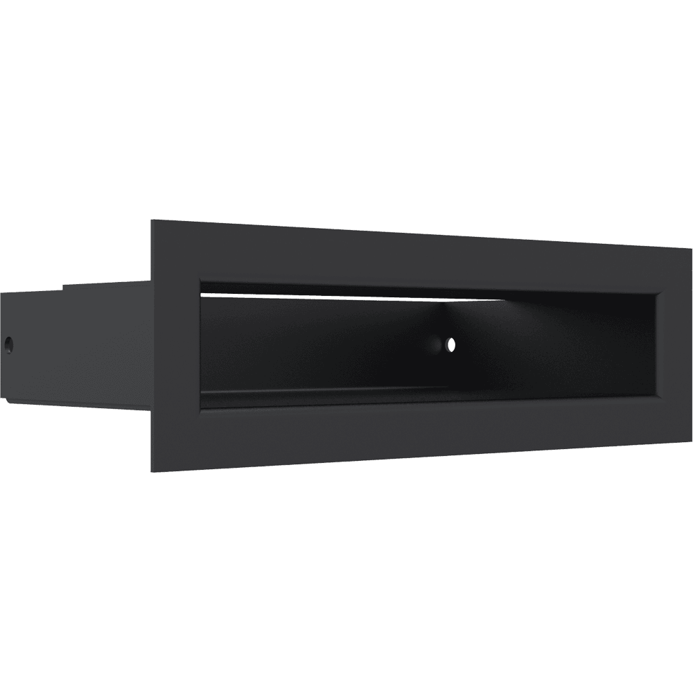 Eck-Lüftungsgitter LUFT 56x56x6 schwarz – Bild 2