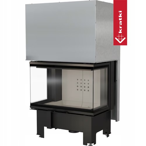 Kamineinsatz Kratki NBC 800/400 10 kW mit Schiebetür und Türfeder – Bild 2