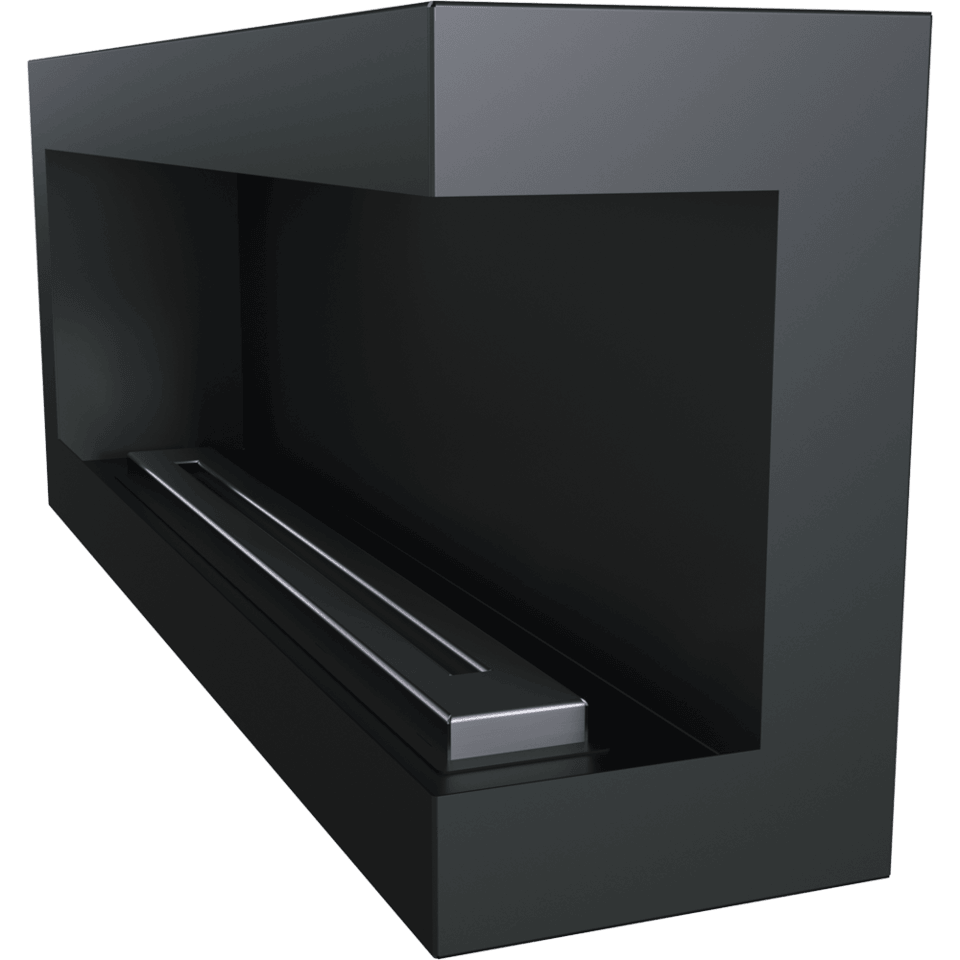 Wandkamin Bioethanol DELTA 900 TÜV links oder rechts mit Verglasung – Bild 4