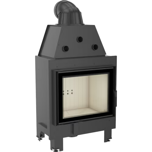 Kamineinsatz aus Stahl MBZ 13 kW Ø 200 mit Türfeder