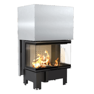 Kamineinsatz Kratki NBC 800/400 10 kW mit Schiebetür und Türfeder