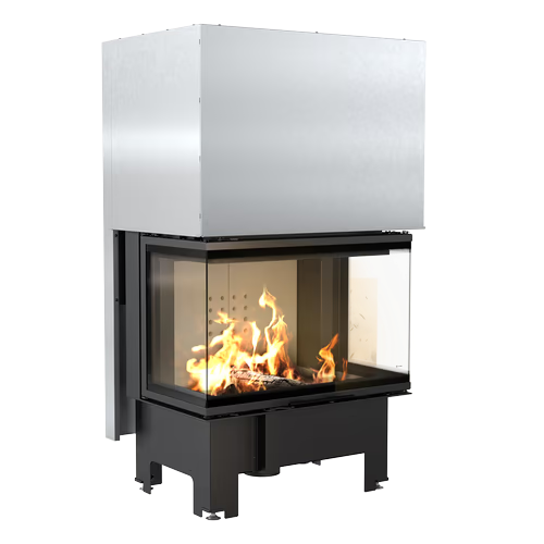 Kamineinsatz Kratki NBC 800/400 10 kW mit Schiebetür und Türfeder