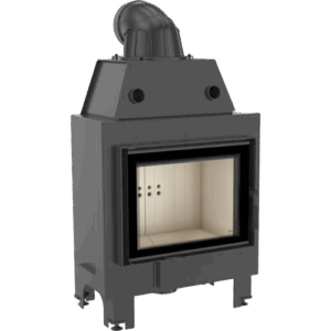Kamineinsatz aus Stahl Kratki MBM mit Türfeder